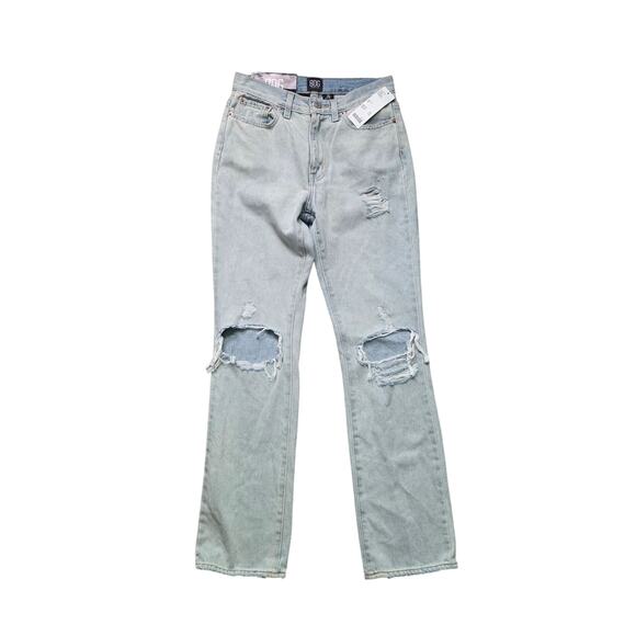 BDG High Rise Bootcut Jeans Women’s 27 Light Wash Distressed Denim NWT - Picture 1 of 8